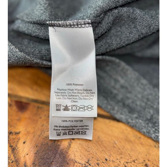 Mens Eddie Bauer First Ascent Long Sleeve 1/4 Zip Gray Pullover Sweatshirt Small - Picture 8 of 8